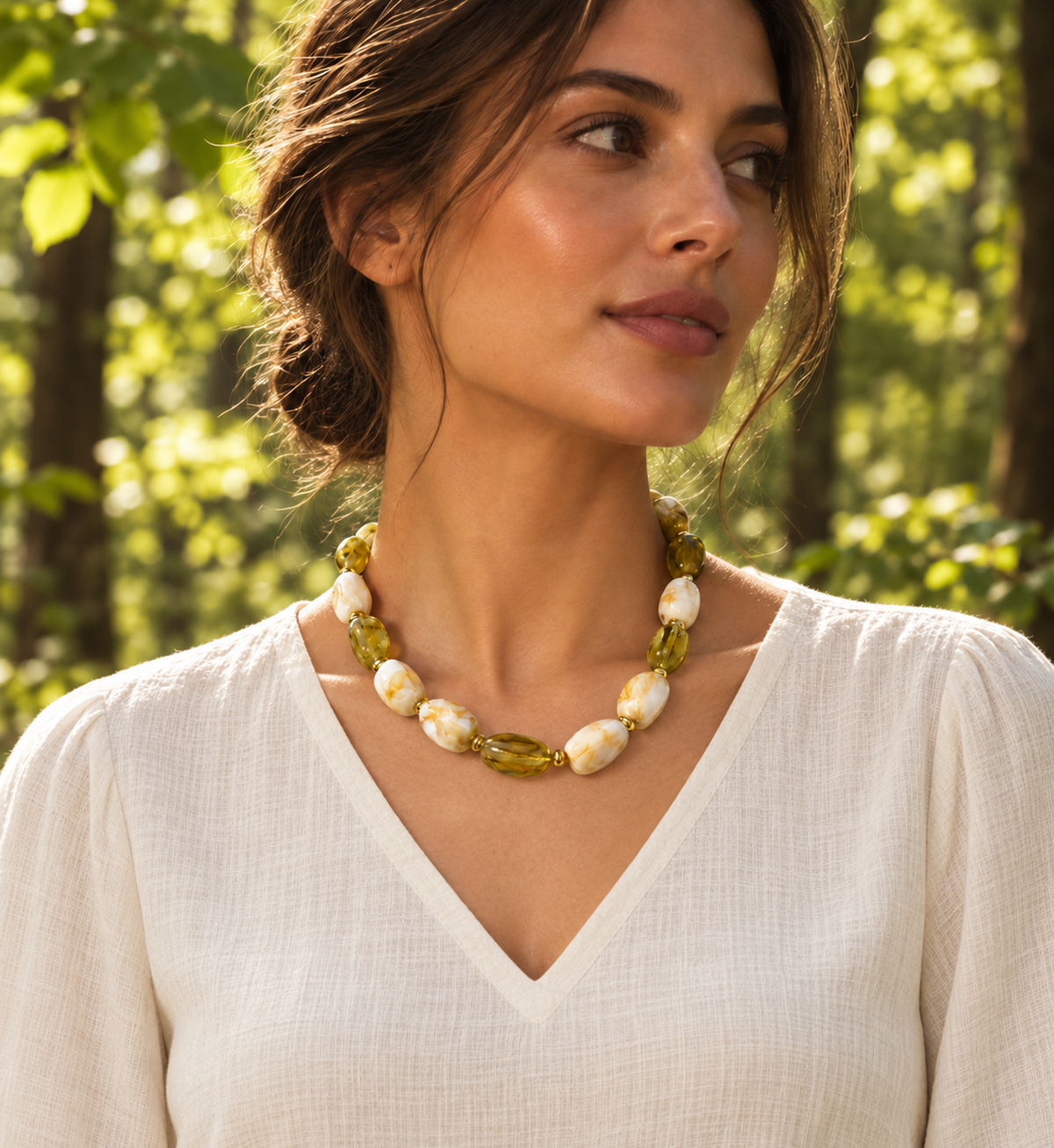 Sculptural Resin Choker - Maximalist Edition