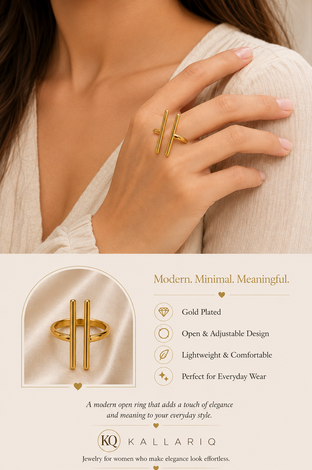 The Signature Bar Ring