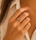 Two-Tone Wing Ring