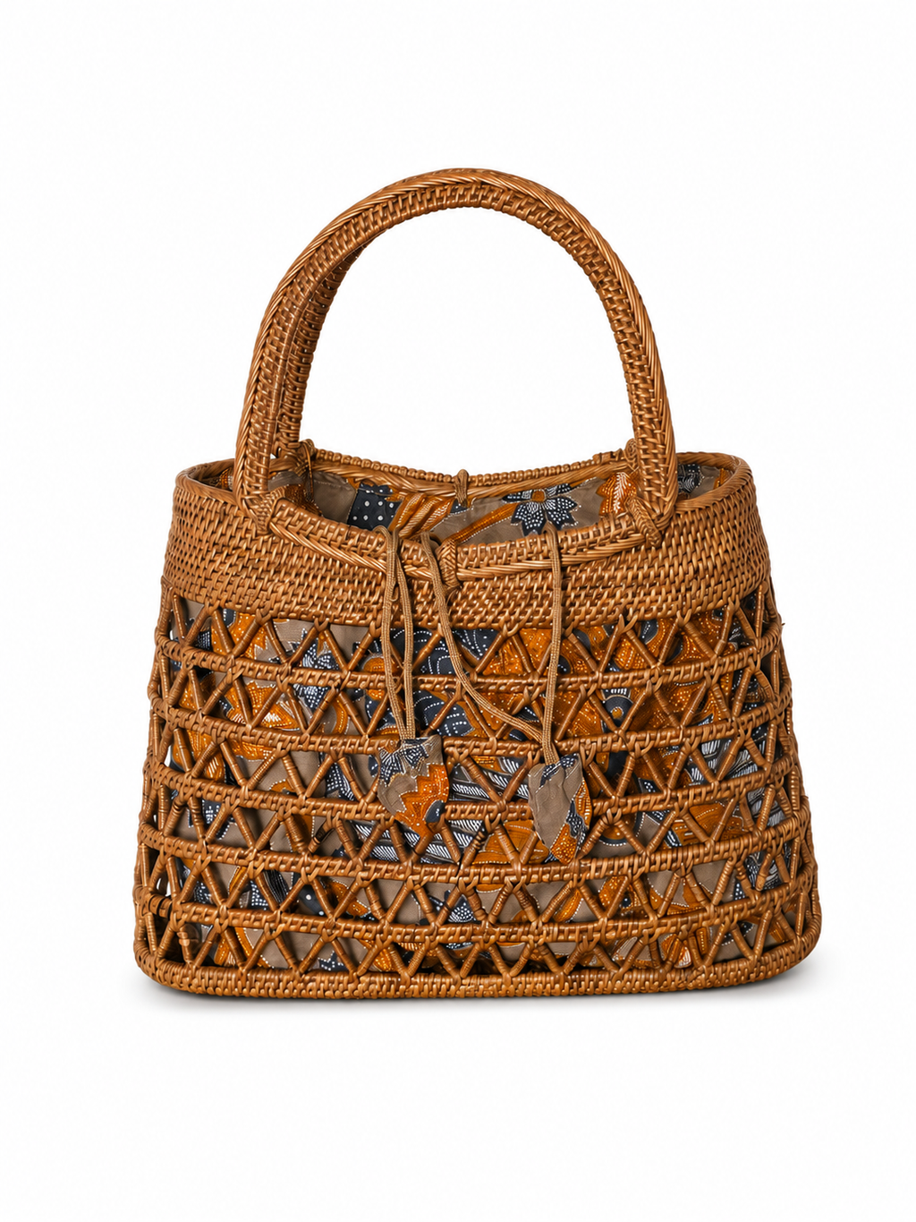 Ata Grass Tote - Bali Craft - Golden Finish