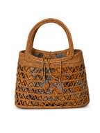 Ata Grass Tote - Bali Craft - Golden Finish