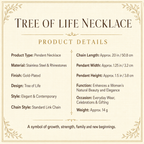 Tree of Life Gold-Plated Necklace