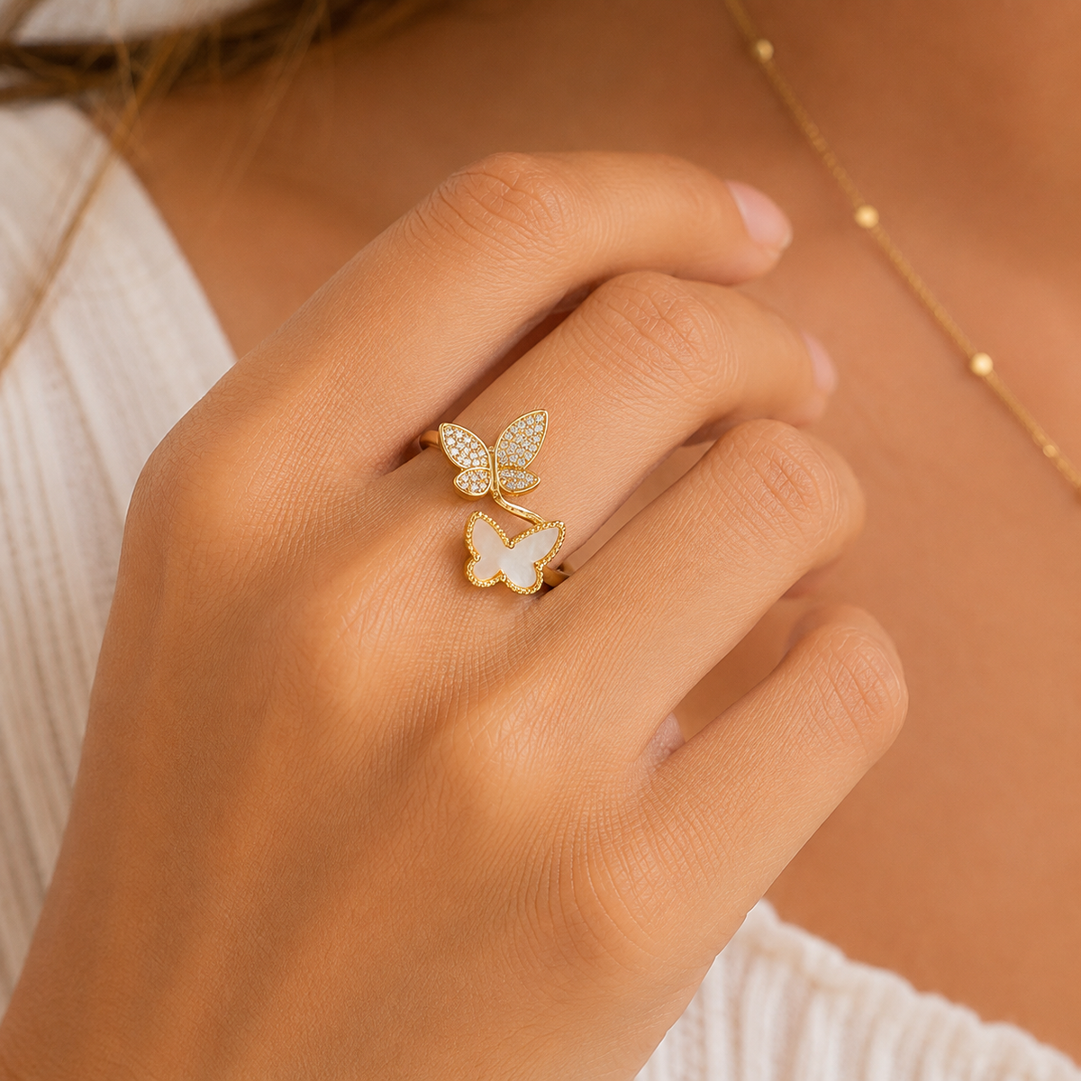 Butterfly Sparkle Ring