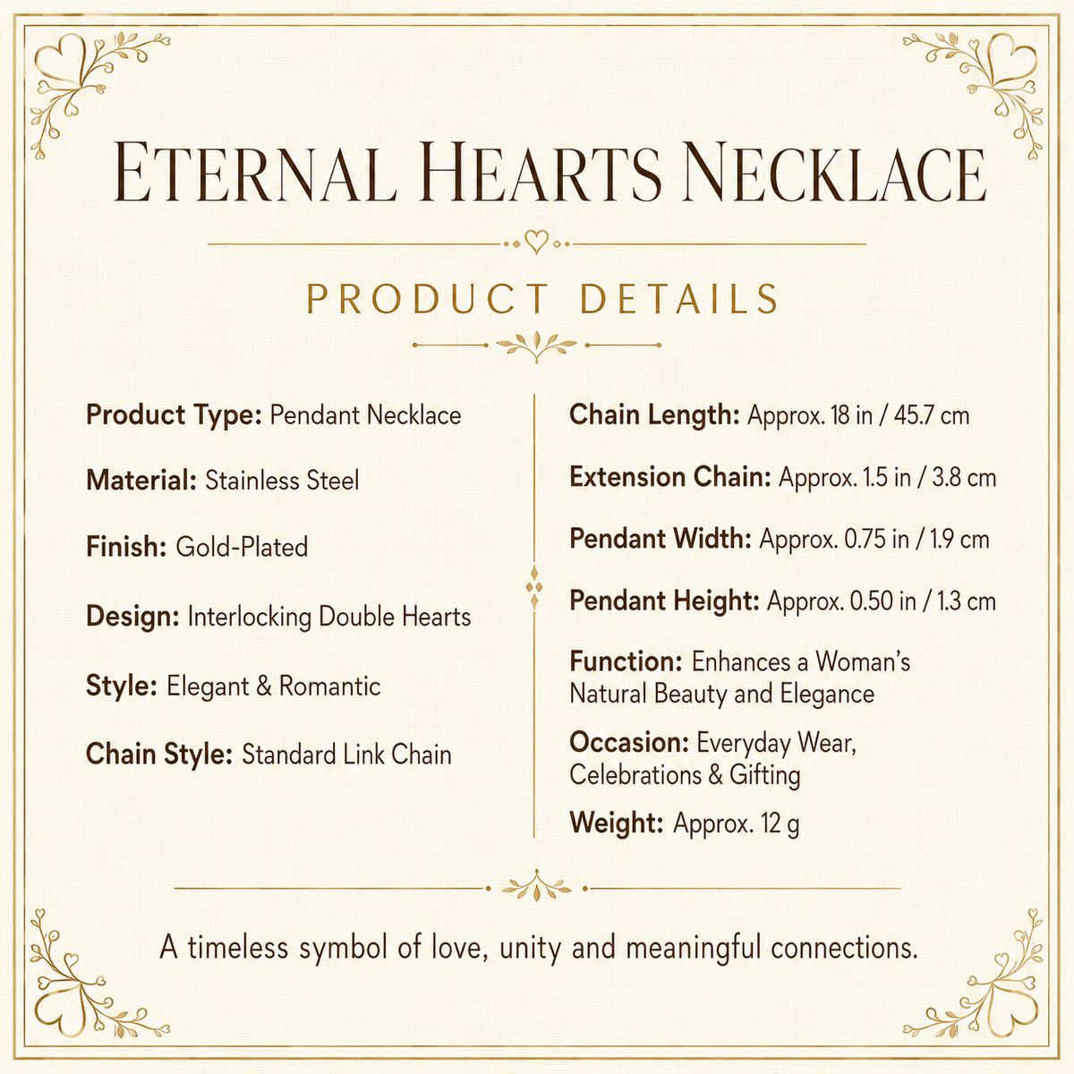 Eternal Hearts Necklace