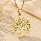 Tree of Life Gold-Plated Necklace