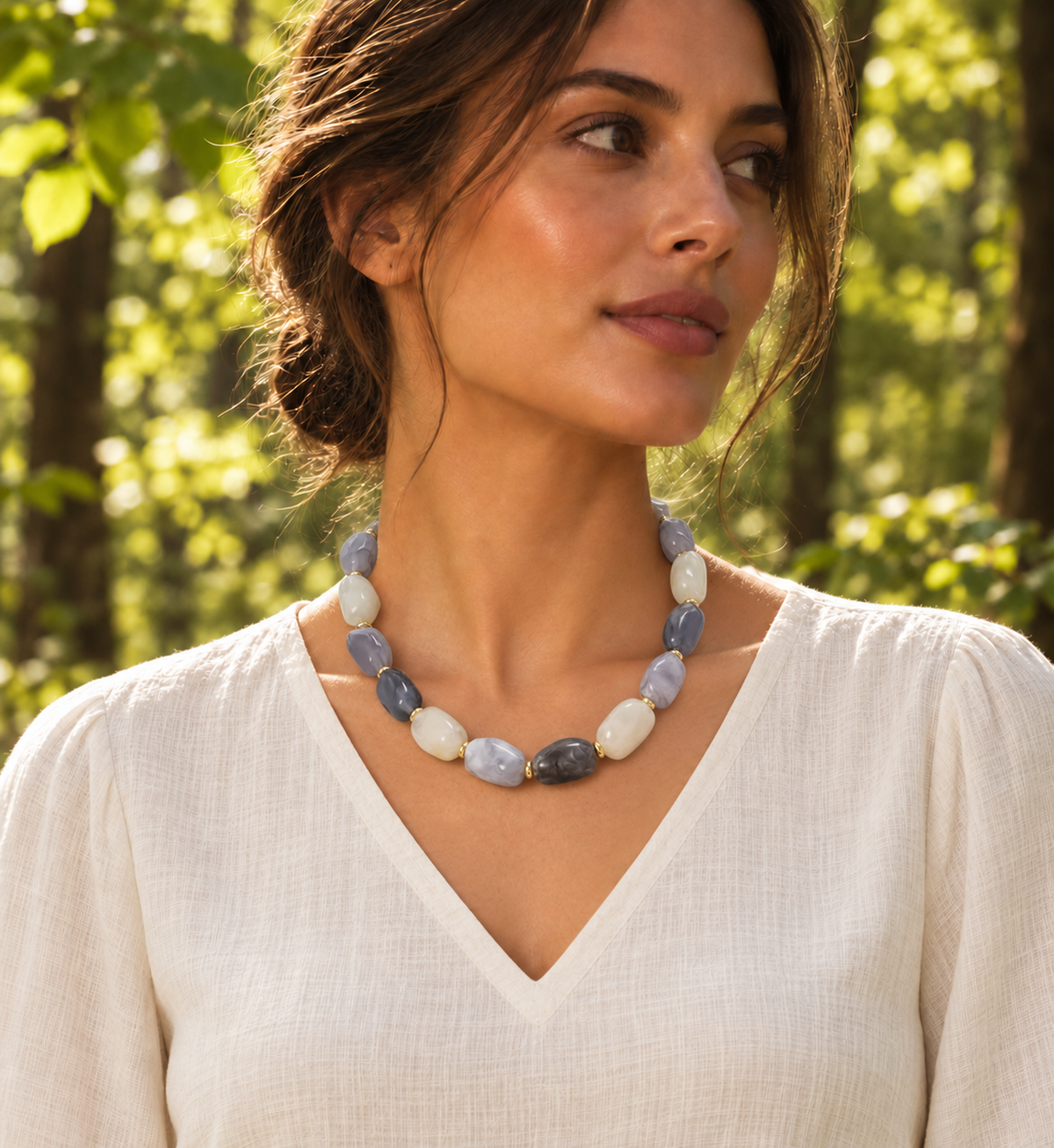 Sculptural Resin Choker - Maximalist Edition