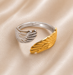 Two-Tone Wing Ring